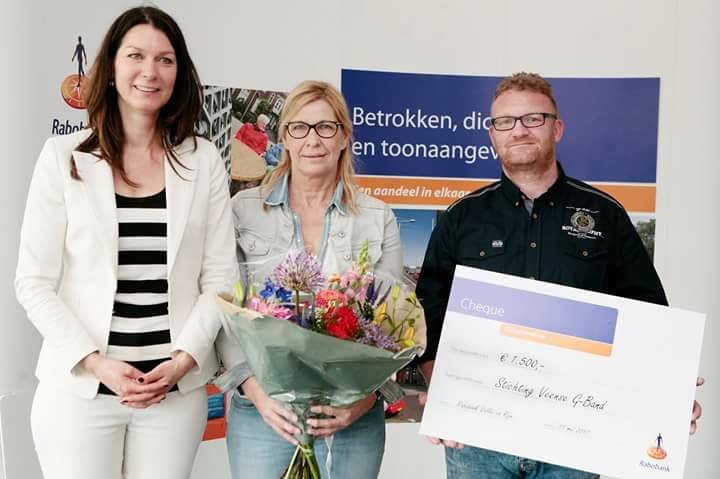 Financiele steun van de Rabobank Vallei en Rijn